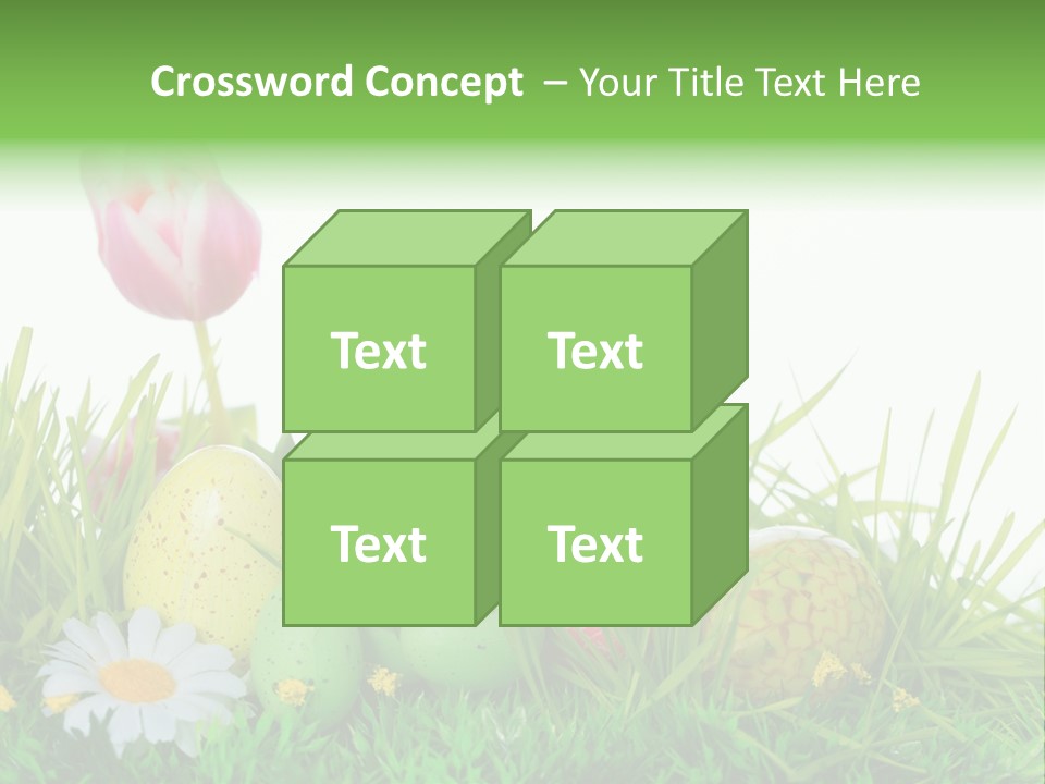 Ostereier F Lachen Osterfest PowerPoint Template