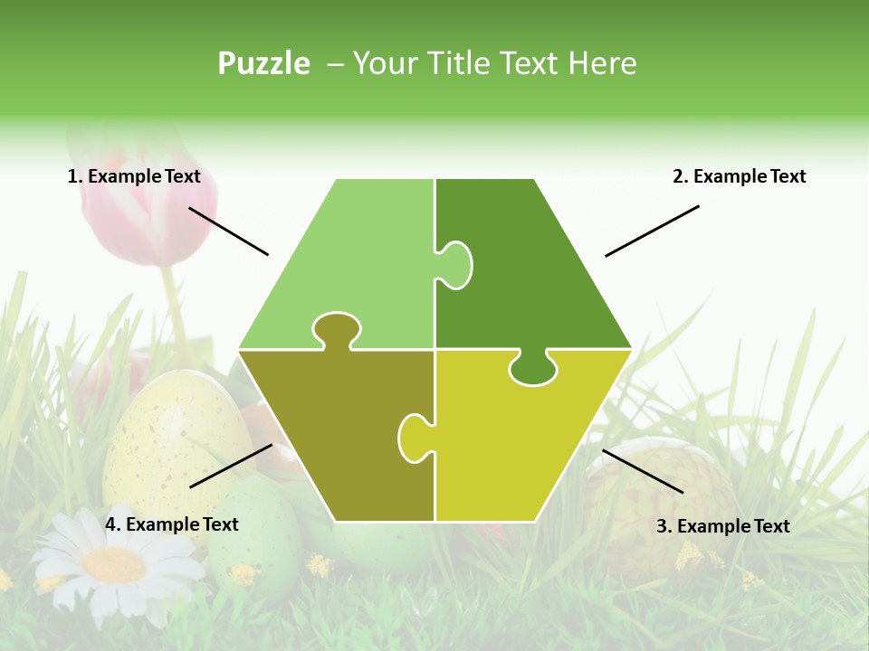 Ostereier F Lachen Osterfest PowerPoint Template