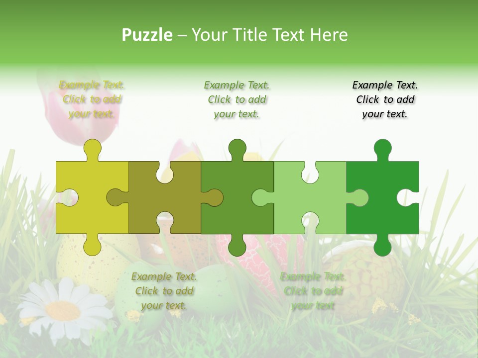 Ostereier F Lachen Osterfest PowerPoint Template