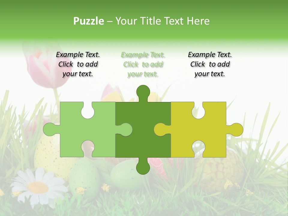 Ostereier F Lachen Osterfest PowerPoint Template