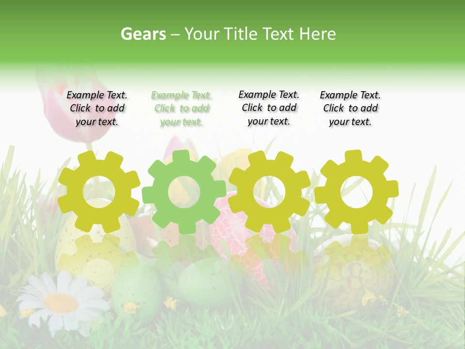 Ostereier F Lachen Osterfest PowerPoint Template