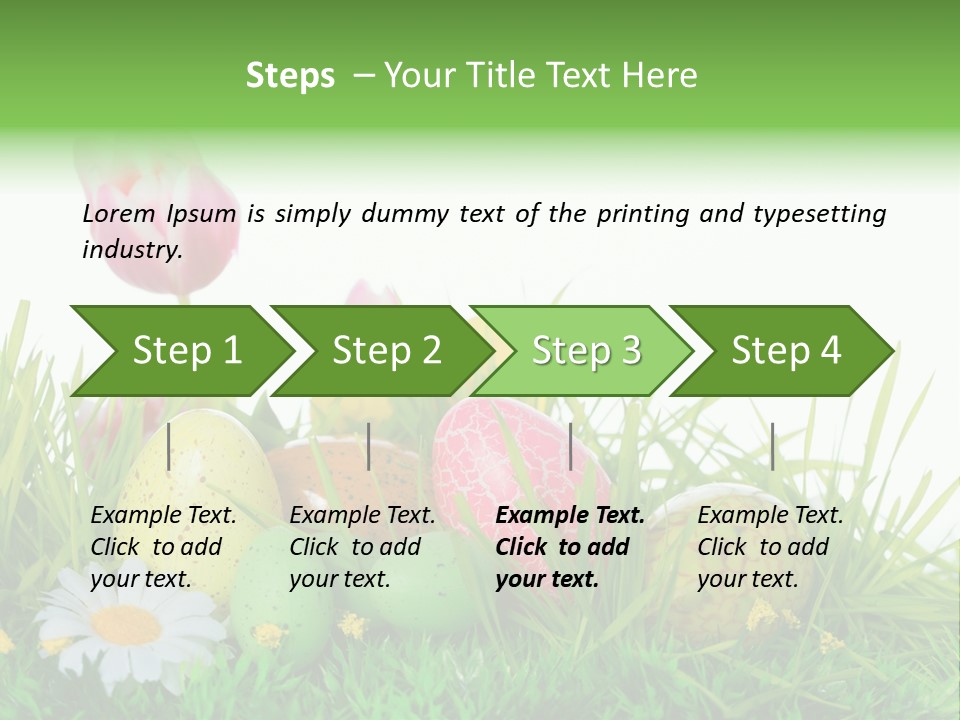 Ostereier F Lachen Osterfest PowerPoint Template