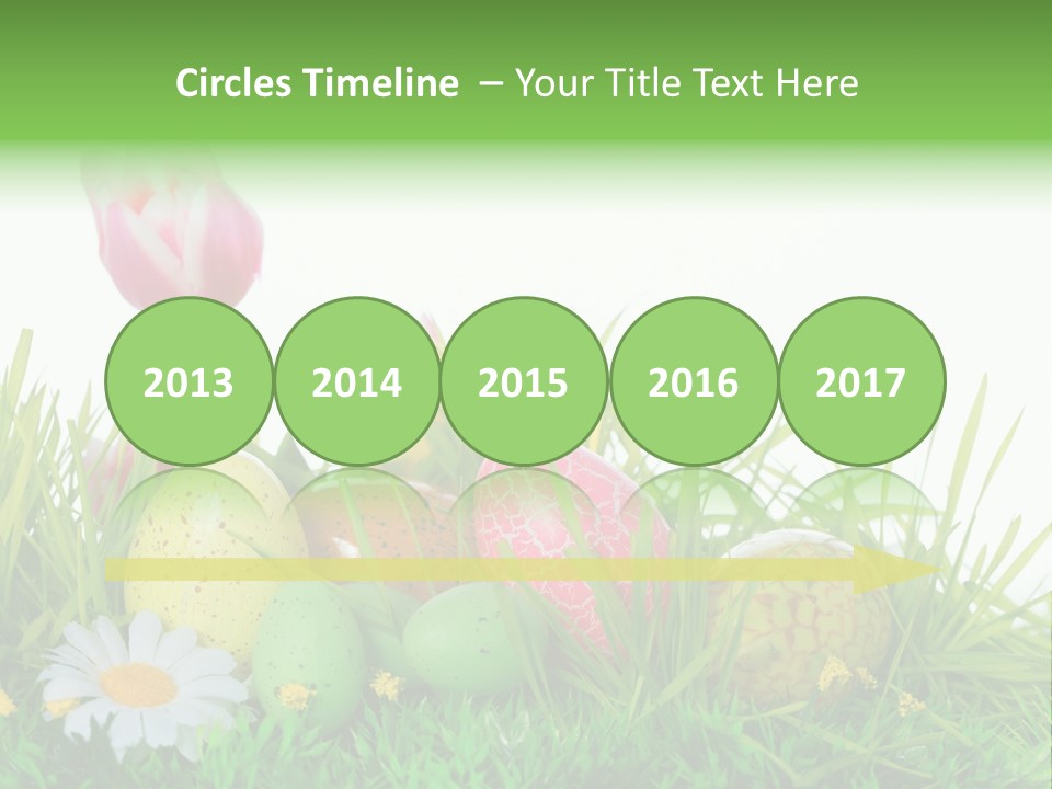 Ostereier F Lachen Osterfest PowerPoint Template