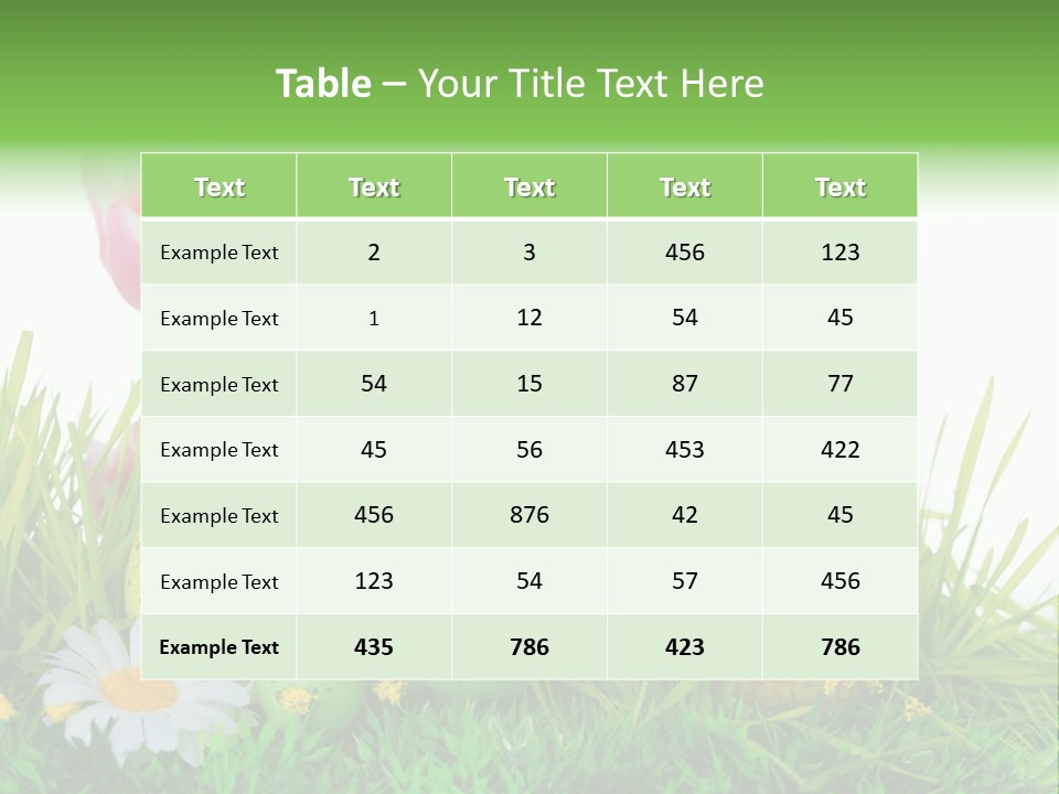 Ostereier F Lachen Osterfest PowerPoint Template