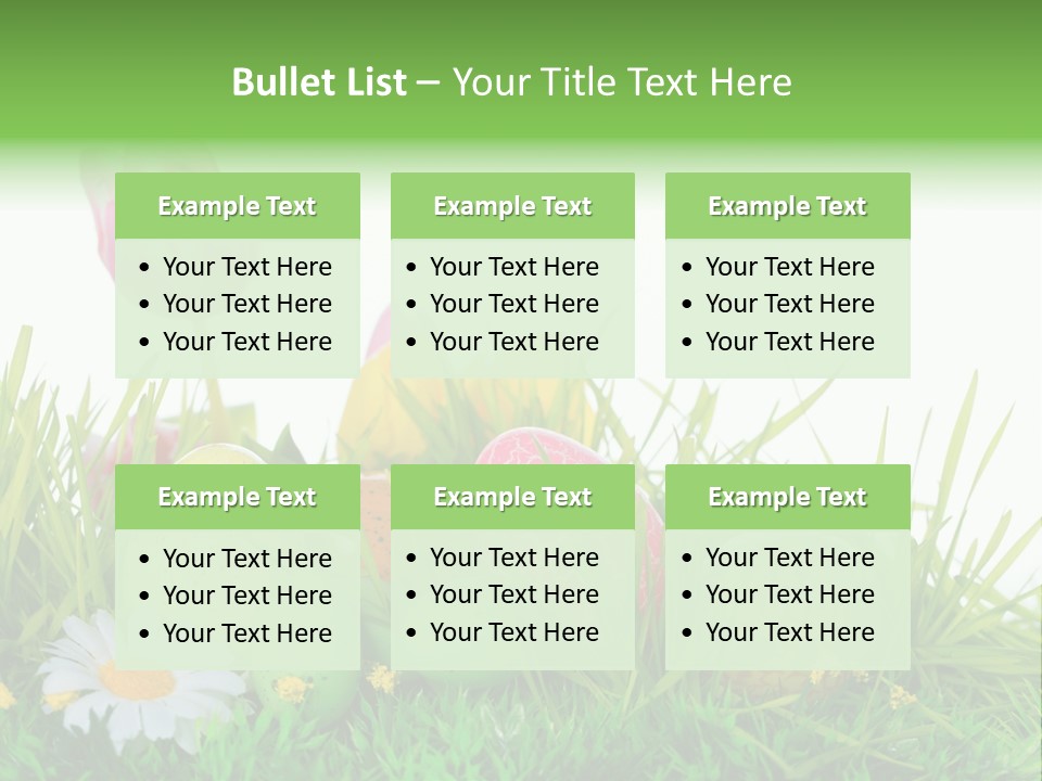 Ostereier F Lachen Osterfest PowerPoint Template