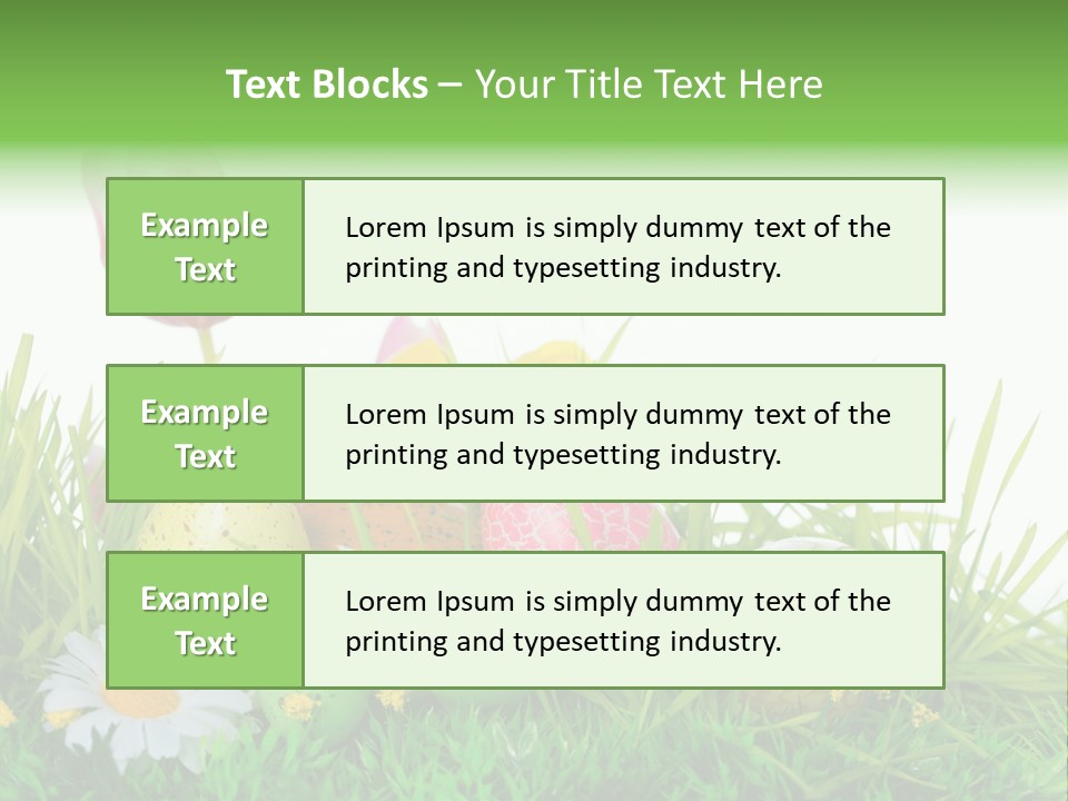 Ostereier F Lachen Osterfest PowerPoint Template