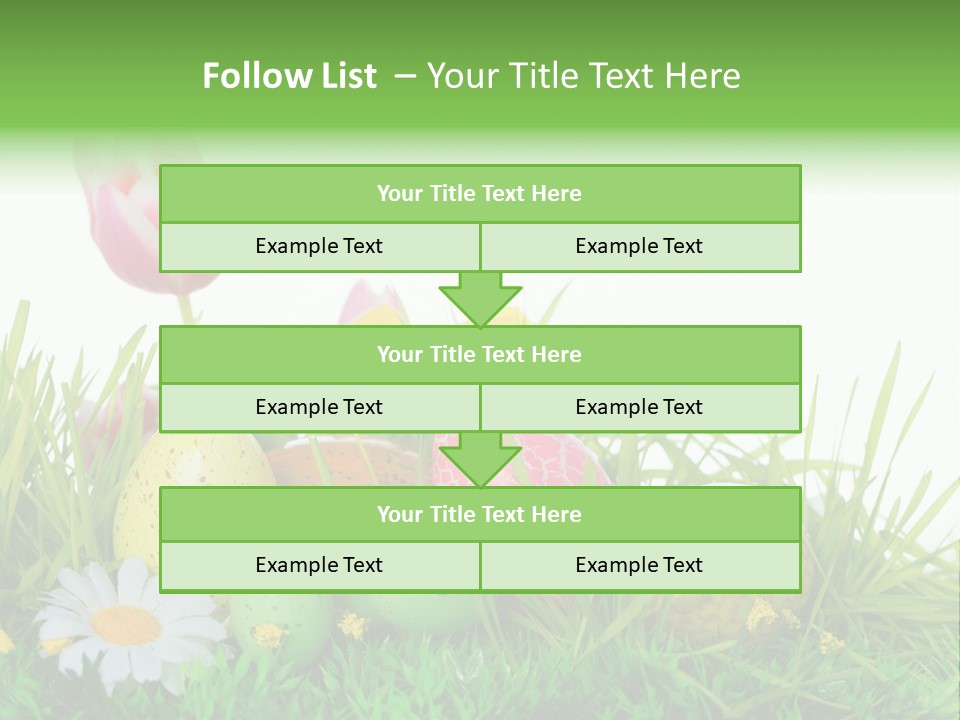 Ostereier F Lachen Osterfest PowerPoint Template