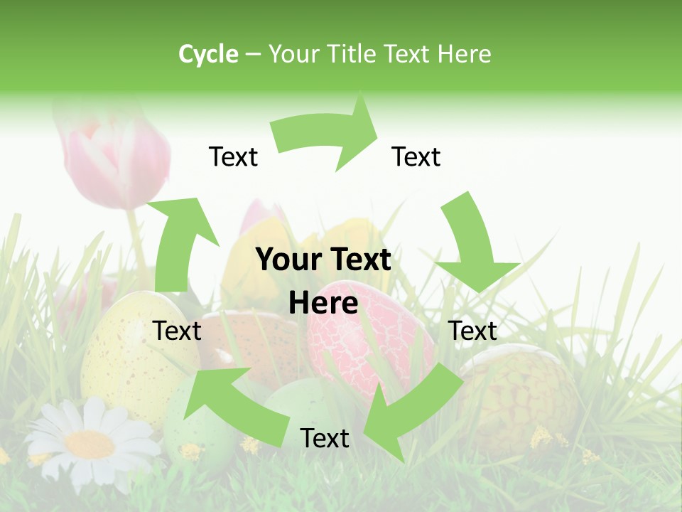 Ostereier F Lachen Osterfest PowerPoint Template