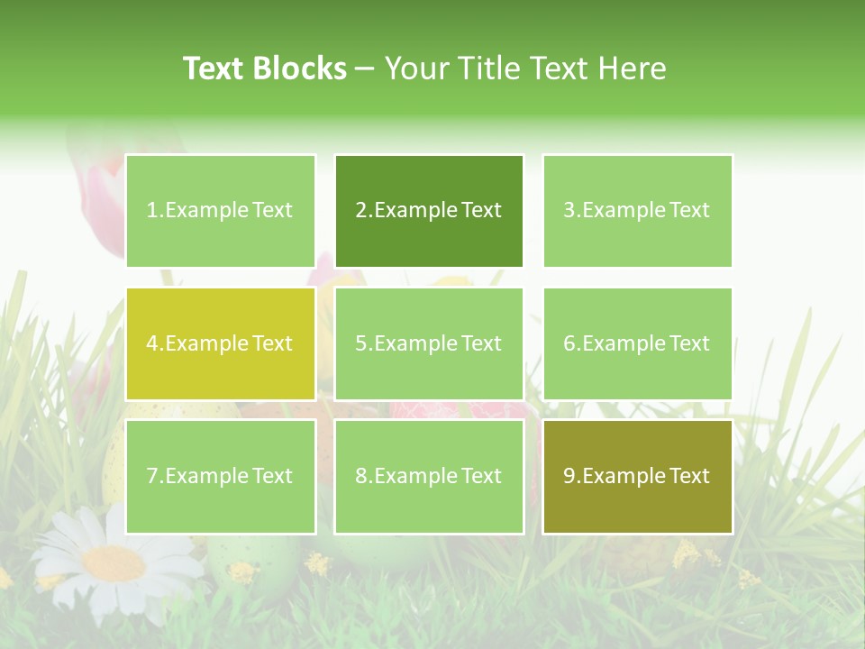 Ostereier F Lachen Osterfest PowerPoint Template