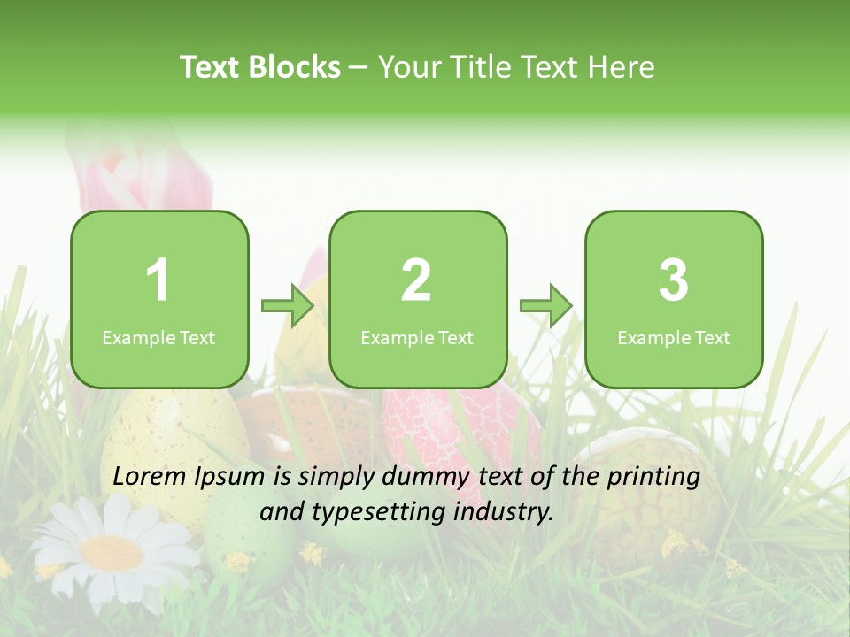 Ostereier F Lachen Osterfest PowerPoint Template