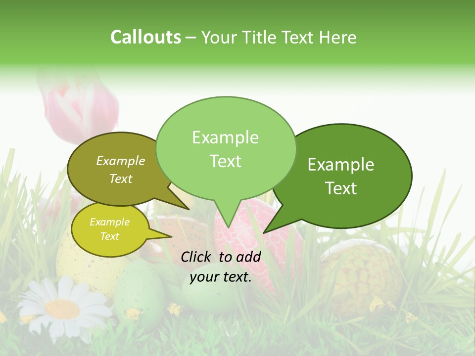 Ostereier F Lachen Osterfest PowerPoint Template