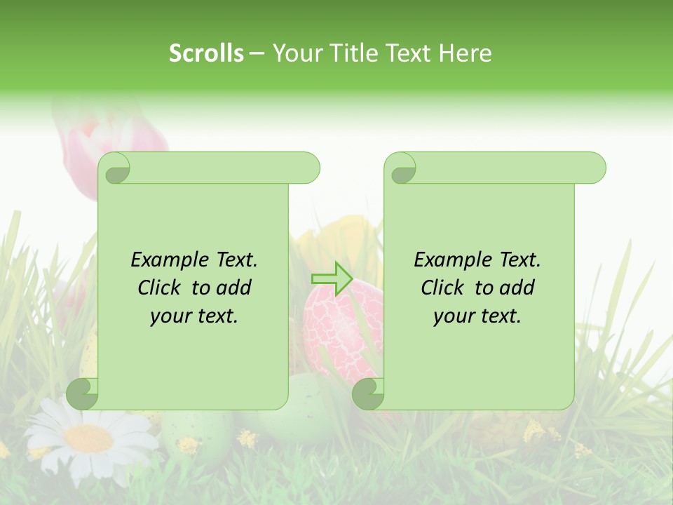 Ostereier F Lachen Osterfest PowerPoint Template