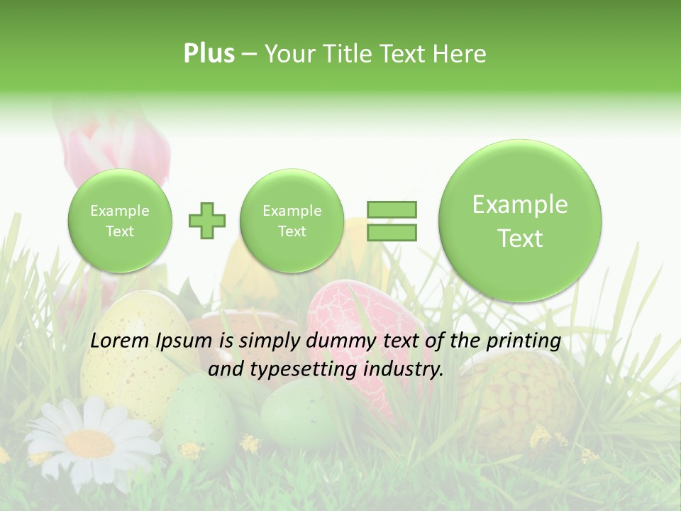 Ostereier F Lachen Osterfest PowerPoint Template