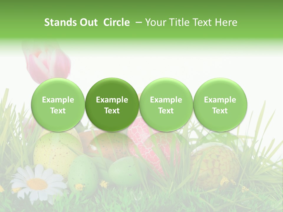 Ostereier F Lachen Osterfest PowerPoint Template