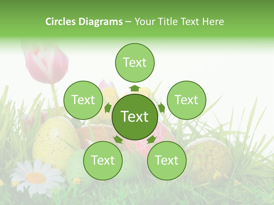 Ostereier F Lachen Osterfest PowerPoint Template