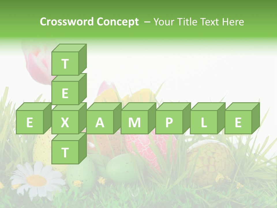 Ostereier F Lachen Osterfest PowerPoint Template