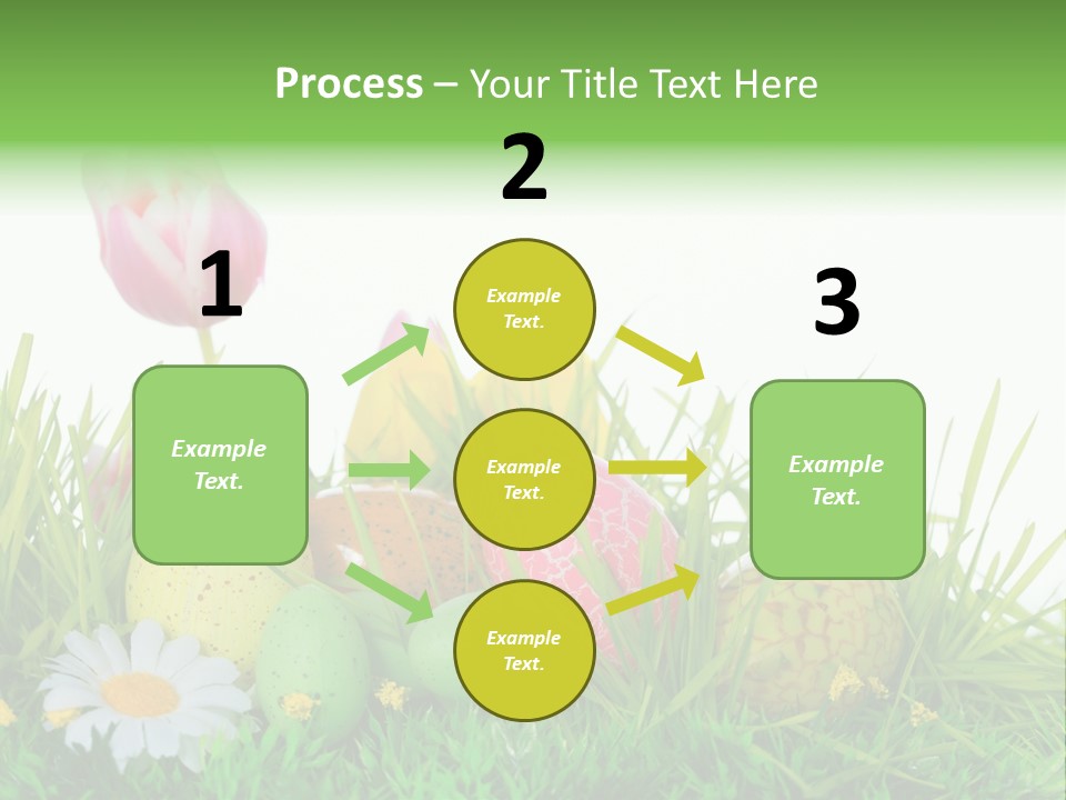 Ostereier F Lachen Osterfest PowerPoint Template