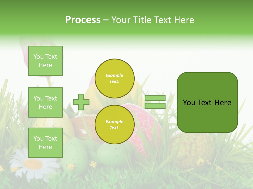 Ostereier F Lachen Osterfest PowerPoint Template