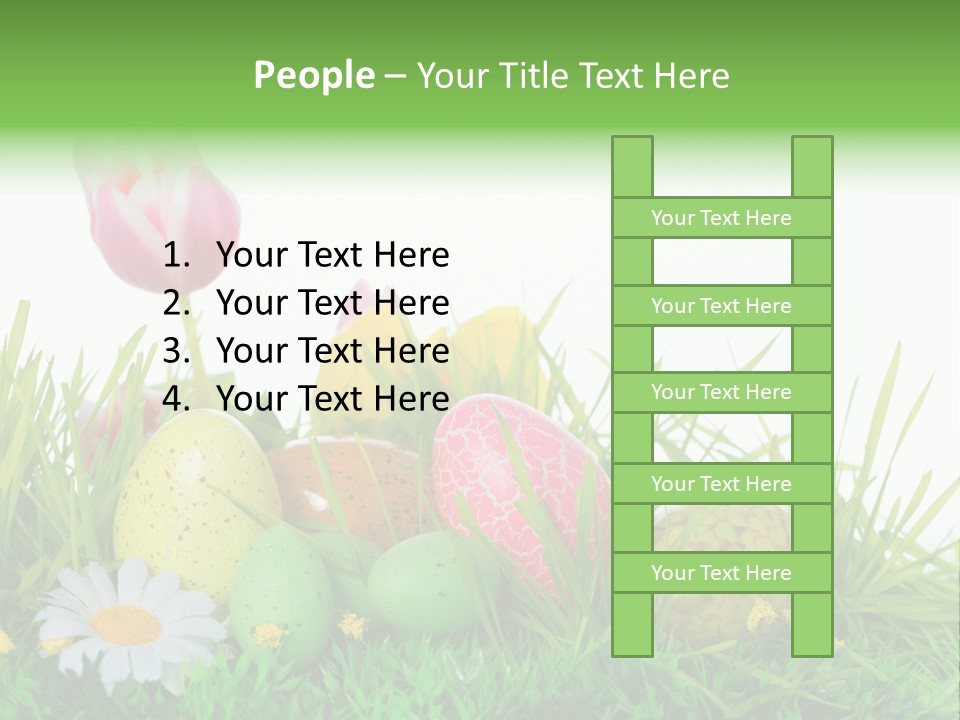 Ostereier F Lachen Osterfest PowerPoint Template