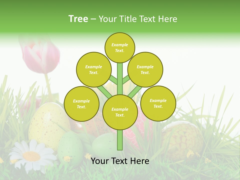 Ostereier F Lachen Osterfest PowerPoint Template