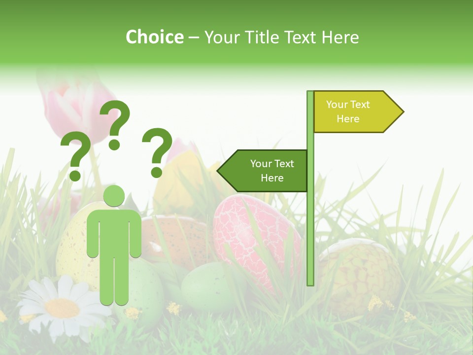 Ostereier F Lachen Osterfest PowerPoint Template