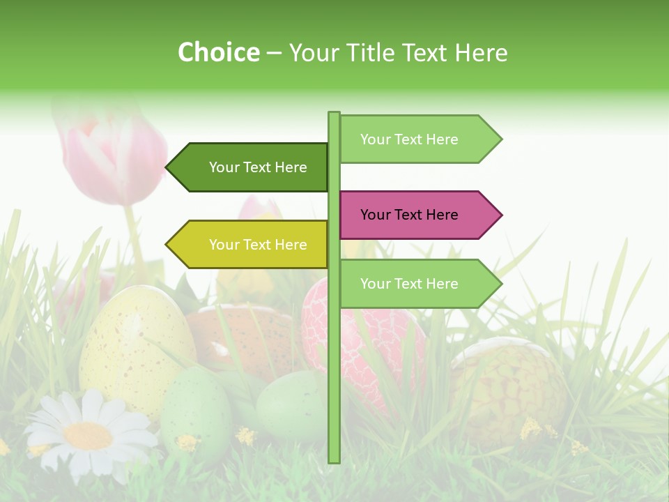 Ostereier F Lachen Osterfest PowerPoint Template