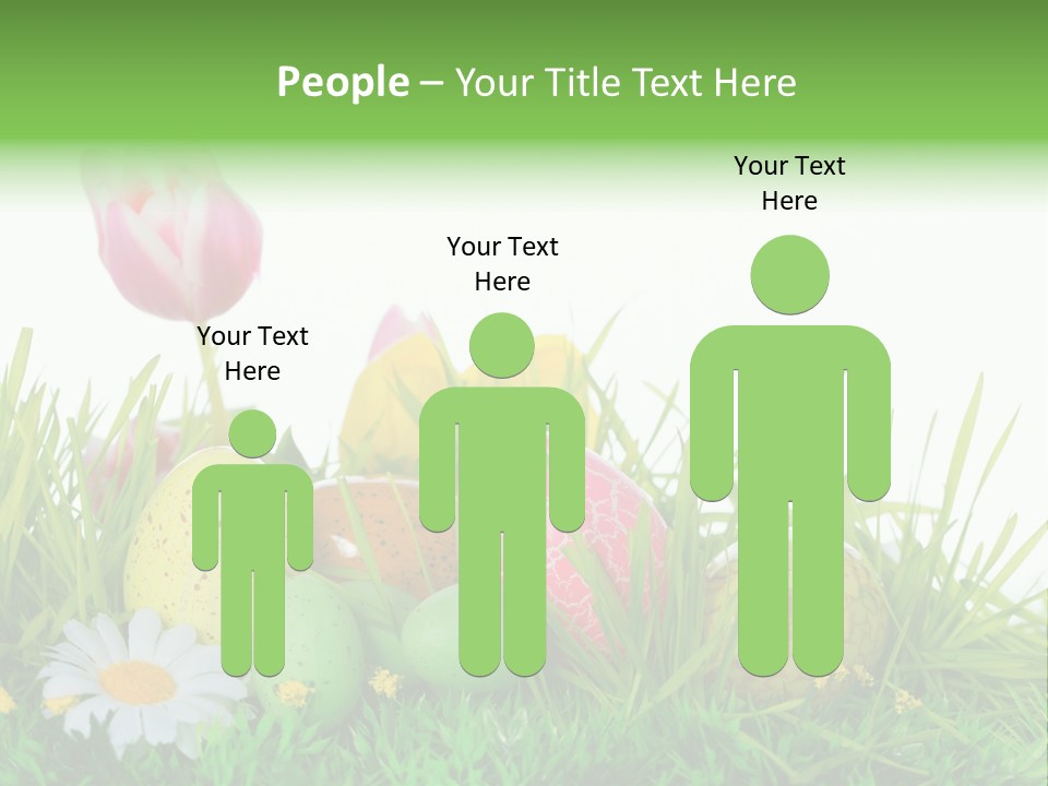 Ostereier F Lachen Osterfest PowerPoint Template