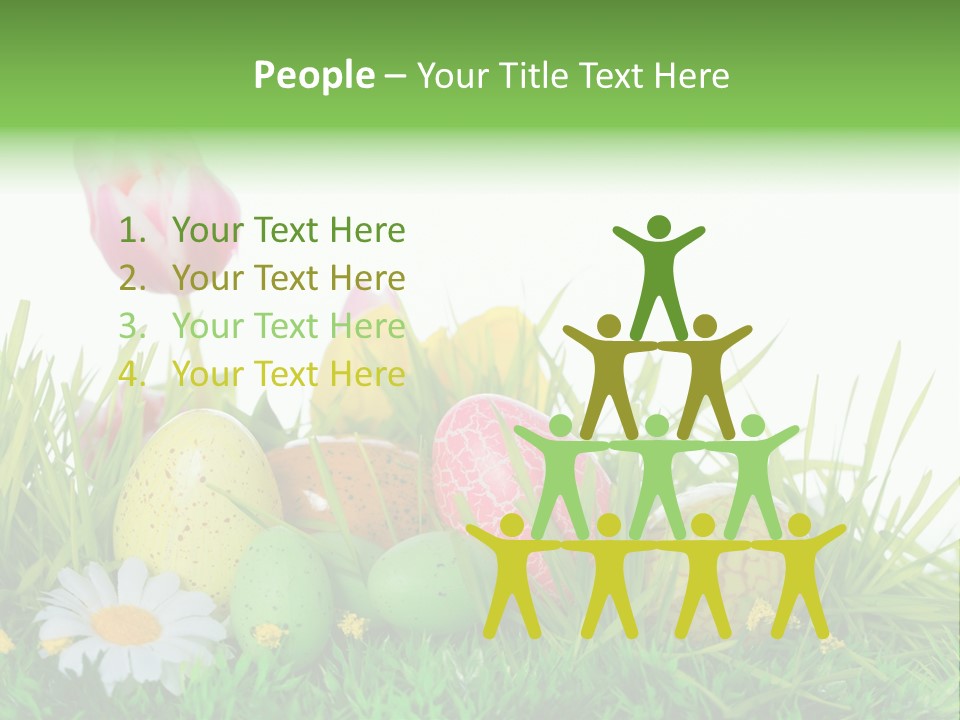 Ostereier F Lachen Osterfest PowerPoint Template