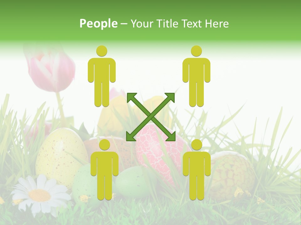 Ostereier F Lachen Osterfest PowerPoint Template