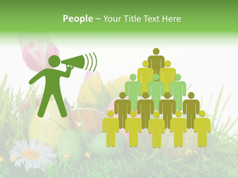 Ostereier F Lachen Osterfest PowerPoint Template