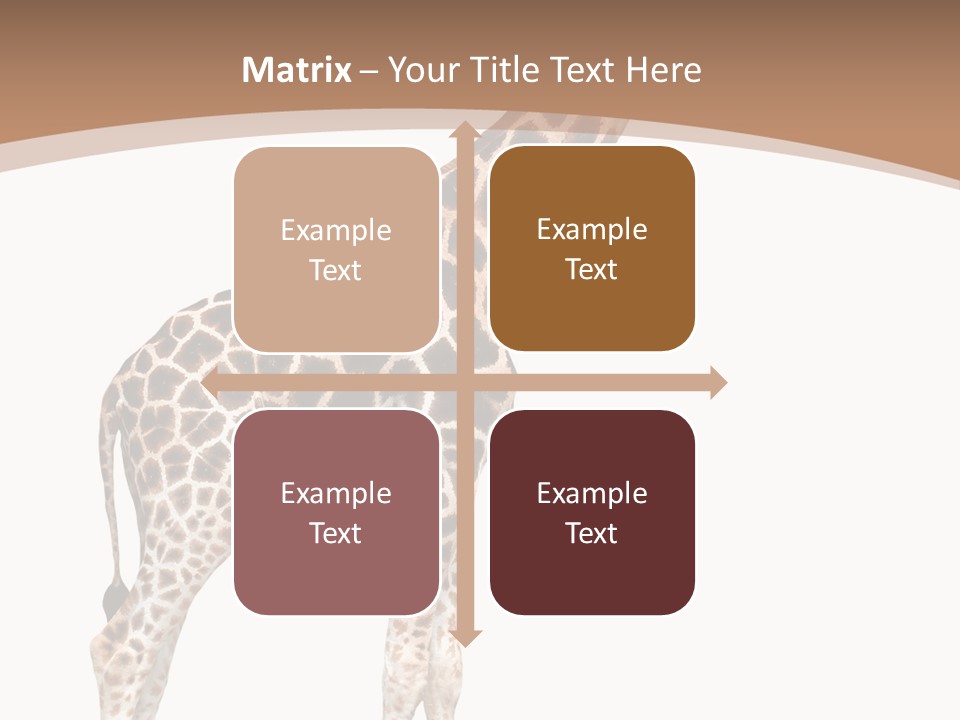 Plain Tropical Camouflage PowerPoint Template