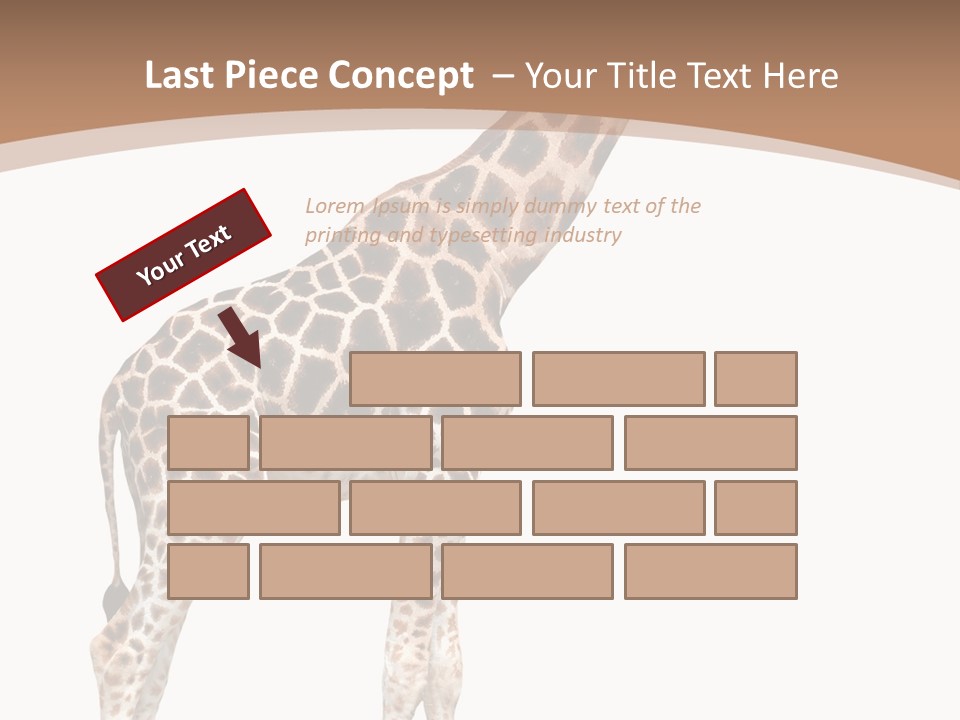 Plain Tropical Camouflage PowerPoint Template