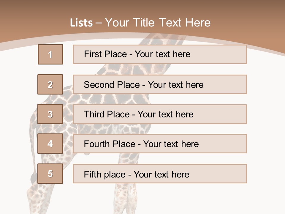 Plain Tropical Camouflage PowerPoint Template