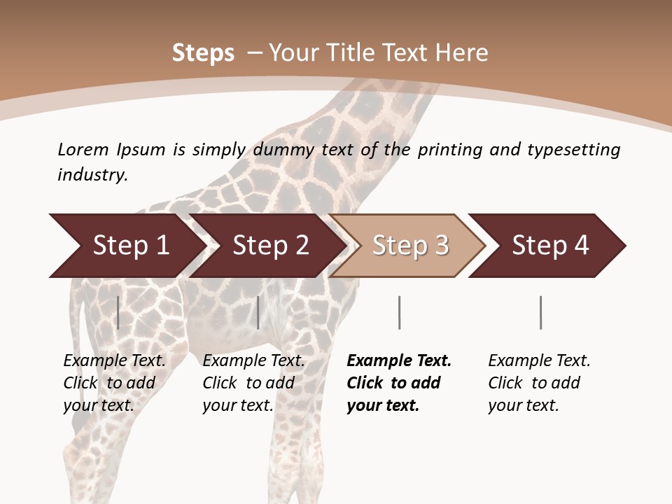Plain Tropical Camouflage PowerPoint Template