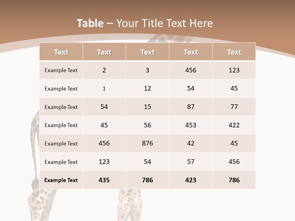 Plain Tropical Camouflage PowerPoint Template