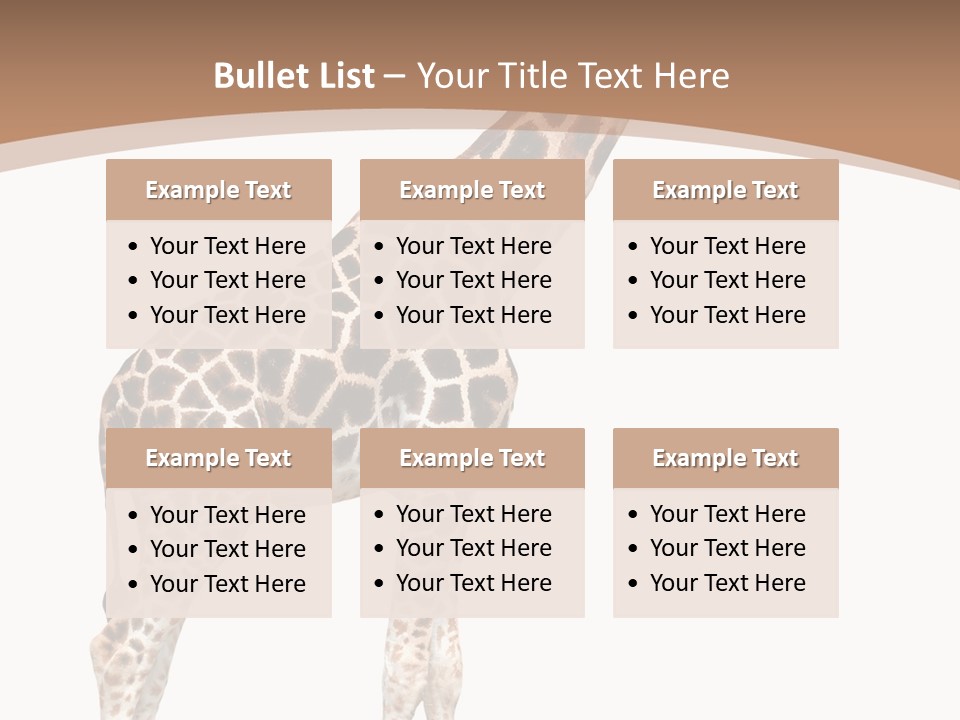 Plain Tropical Camouflage PowerPoint Template