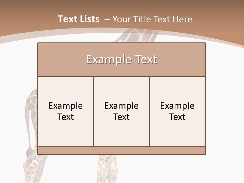 Plain Tropical Camouflage PowerPoint Template