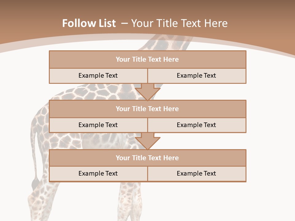 Plain Tropical Camouflage PowerPoint Template
