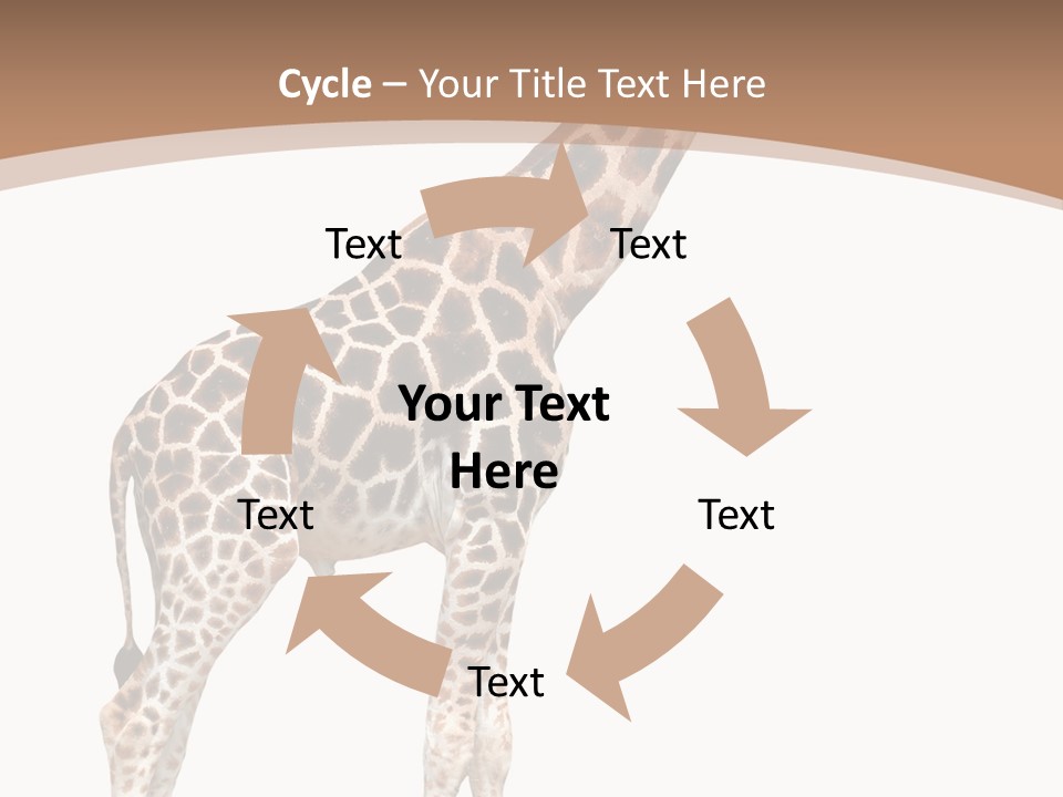 Plain Tropical Camouflage PowerPoint Template