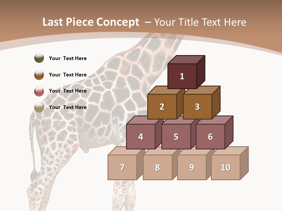 Plain Tropical Camouflage PowerPoint Template