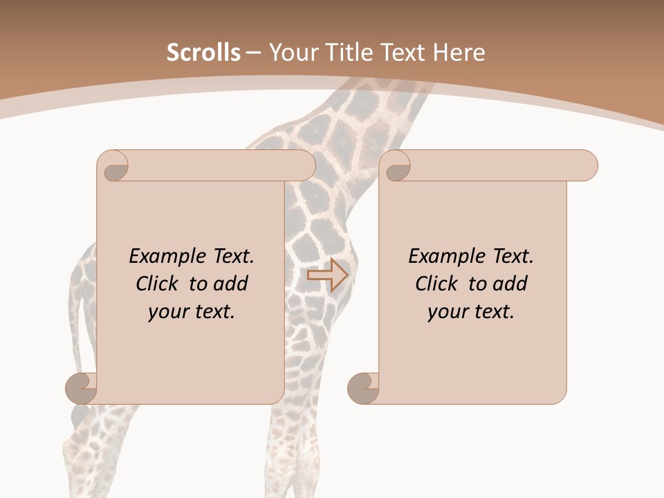 Plain Tropical Camouflage PowerPoint Template