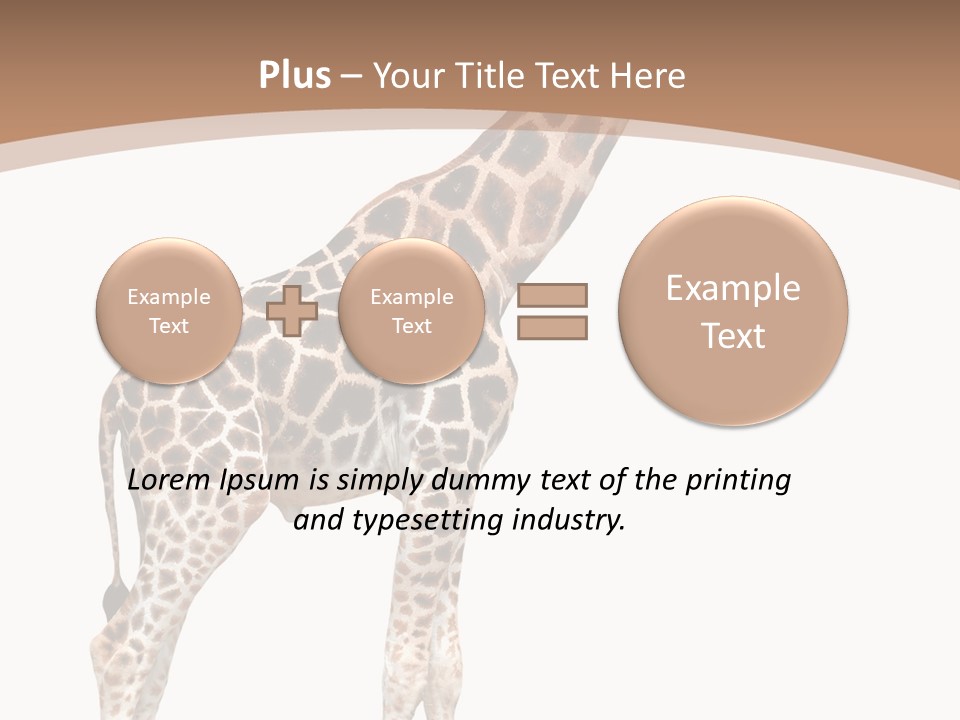 Plain Tropical Camouflage PowerPoint Template