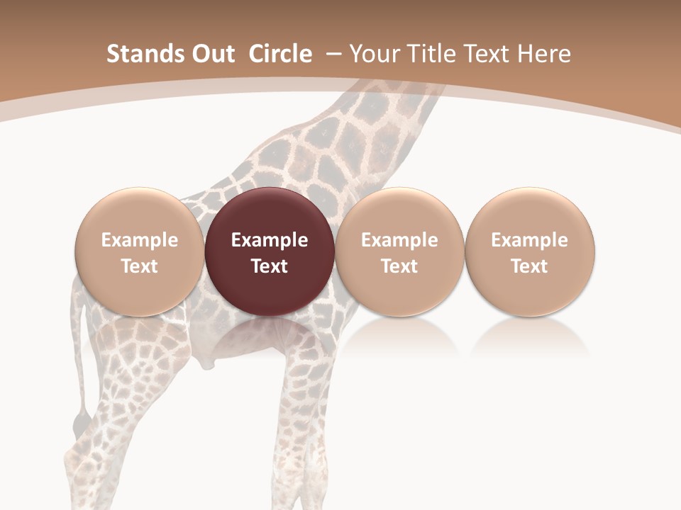 Plain Tropical Camouflage PowerPoint Template