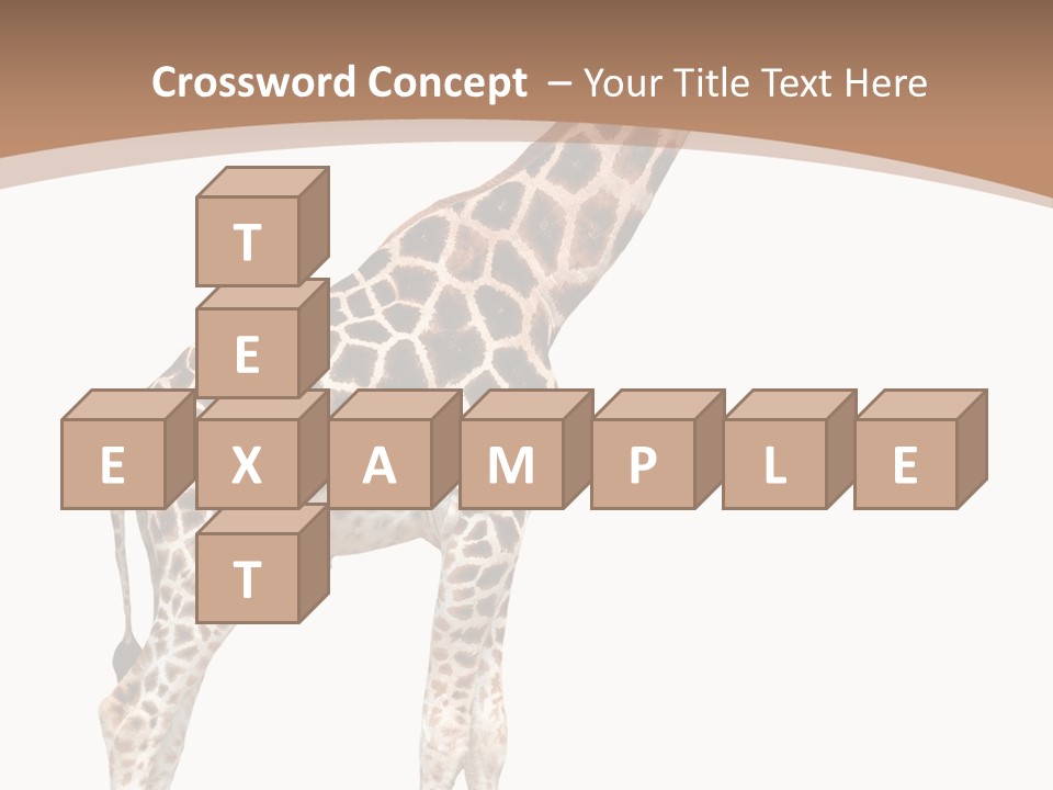 Plain Tropical Camouflage PowerPoint Template