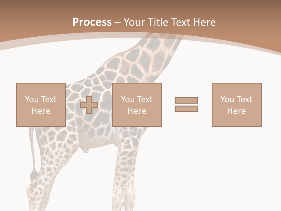 Plain Tropical Camouflage PowerPoint Template
