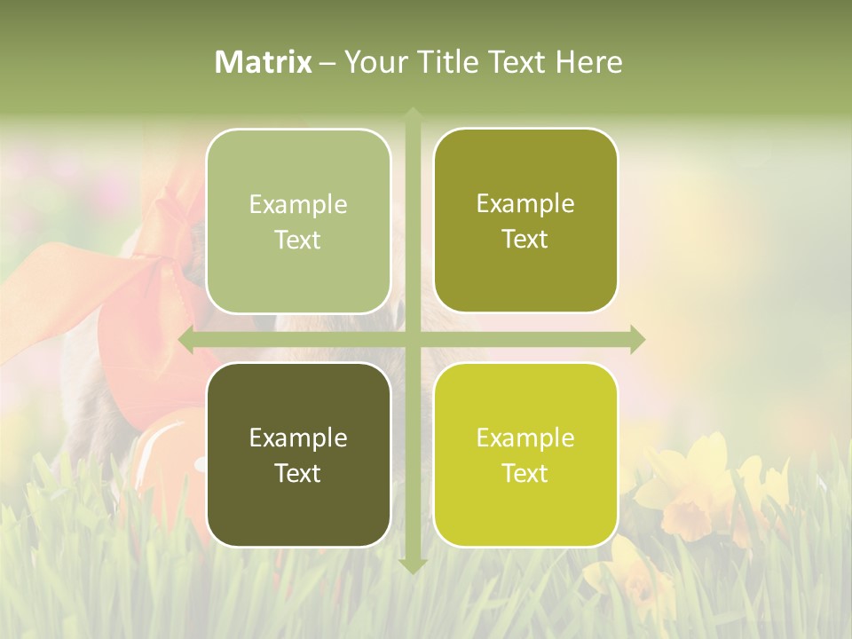 Hase Kinder Pelz PowerPoint Template