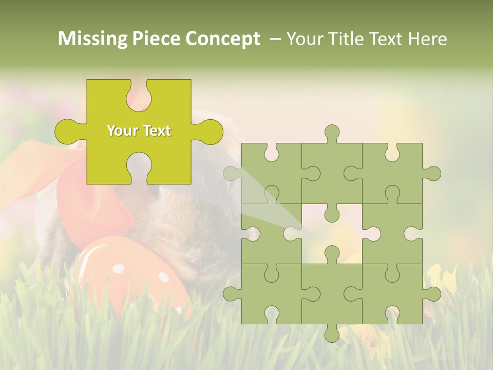 Hase Kinder Pelz PowerPoint Template