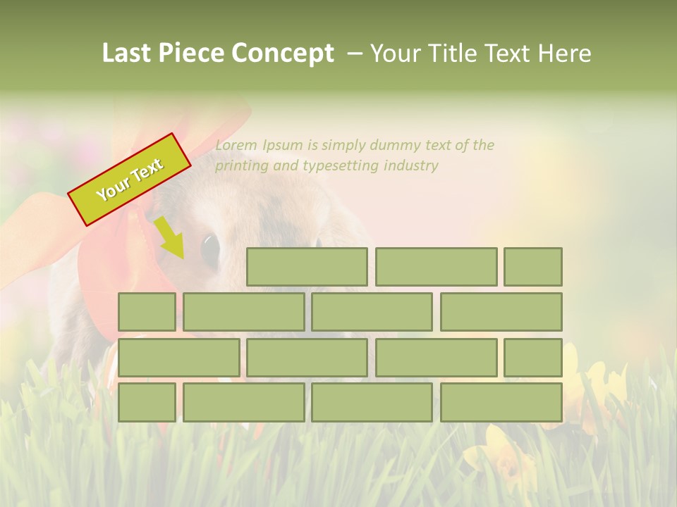 Hase Kinder Pelz PowerPoint Template