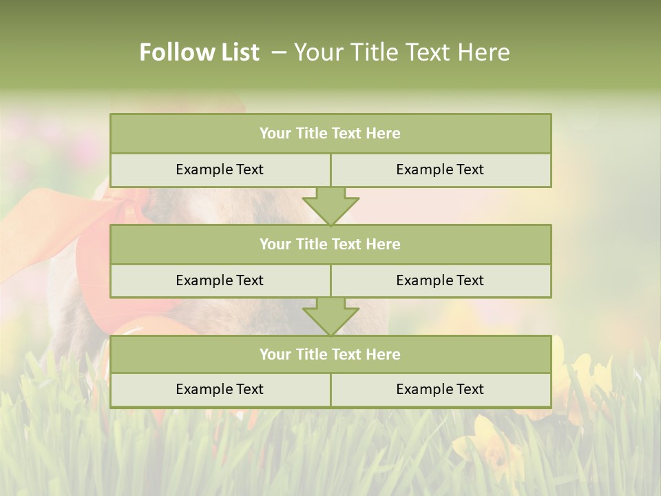 Hase Kinder Pelz PowerPoint Template