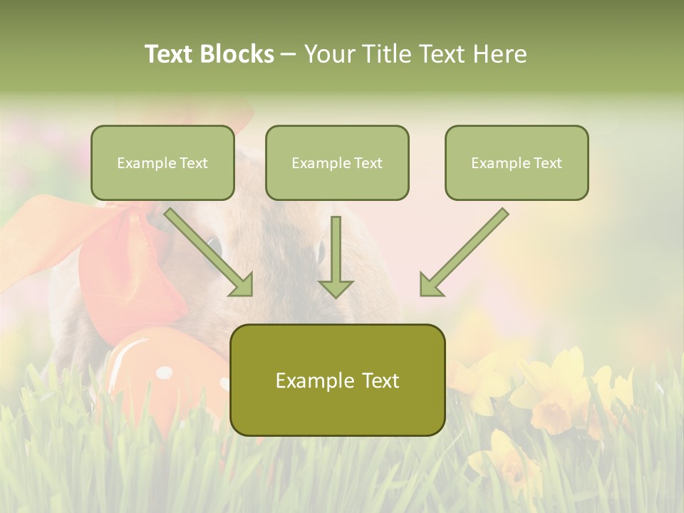 Hase Kinder Pelz PowerPoint Template